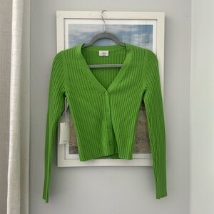 Green Wildred cardigan. NWT never been worn